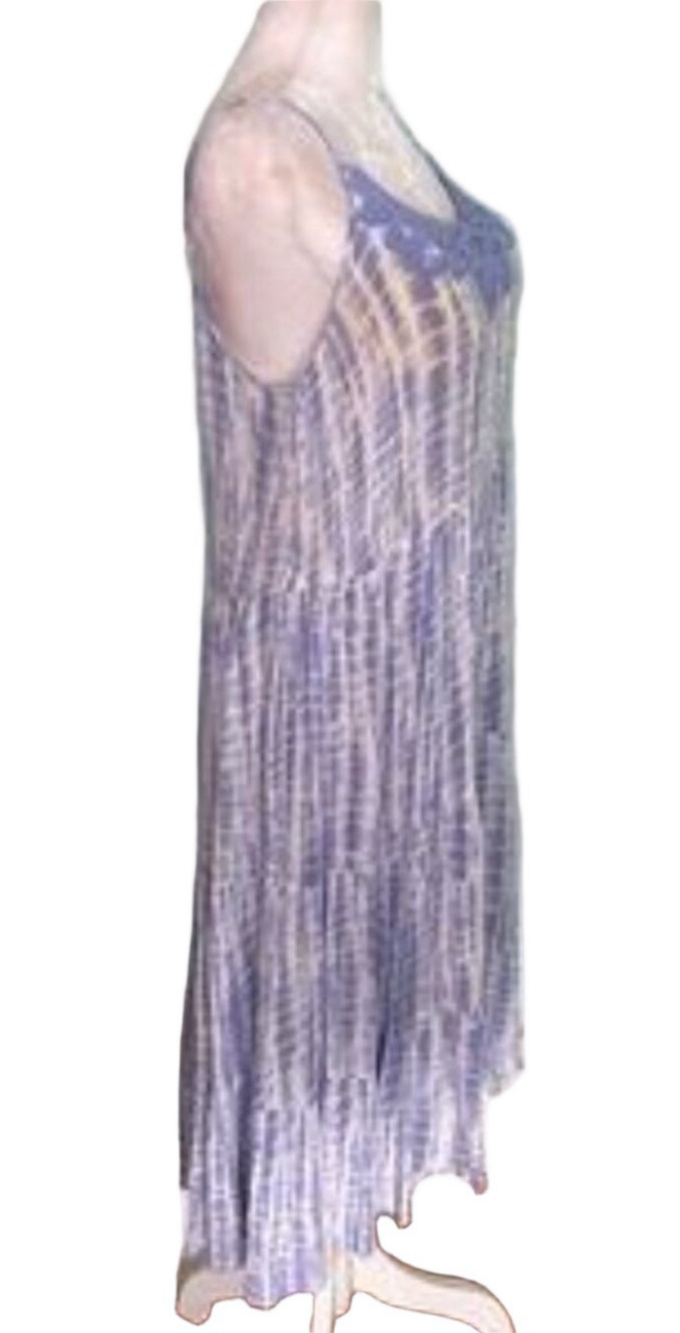 Vintage Boho Appliqué Tie Dye Sundress - Picture 5 of 10